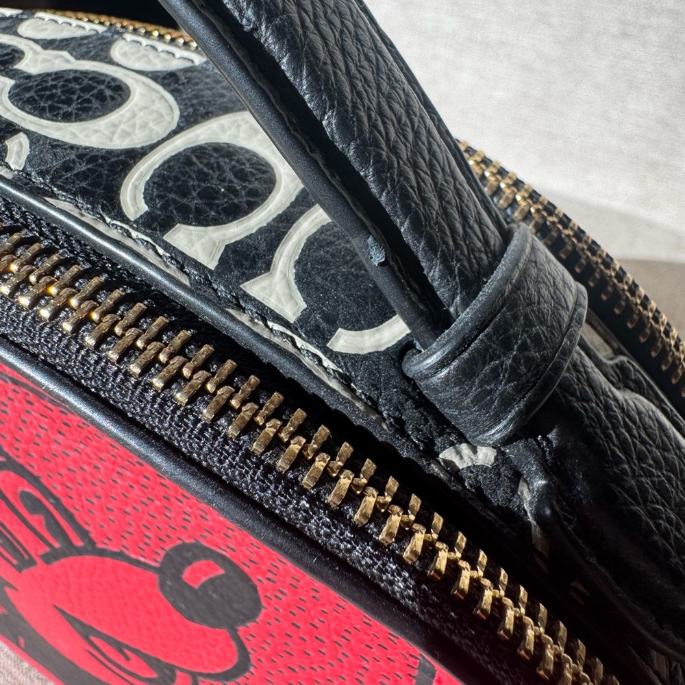 NWT Coach Disney Mickey Mouse X Keith Haring Serena Satchel & Matching Wallet - Picture 6 of 10